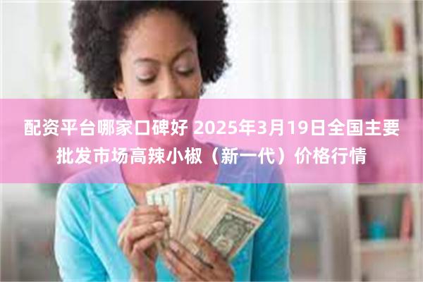 配资平台哪家口碑好 2025年3月19日全国主要批发市场高辣小椒（新一代）价格行情