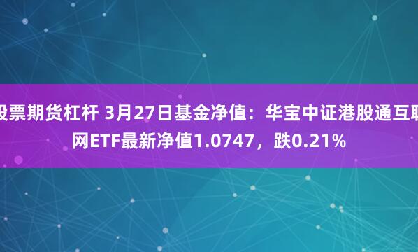 股票期货杠杆 3月27日基金净值：华宝中证港股通互联网ETF最新净值1.0747，跌0.21%