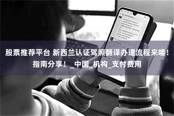股票推荐平台 新西兰认证驾照翻译办理流程来喽！指南分享！_中国_机构_支付费用